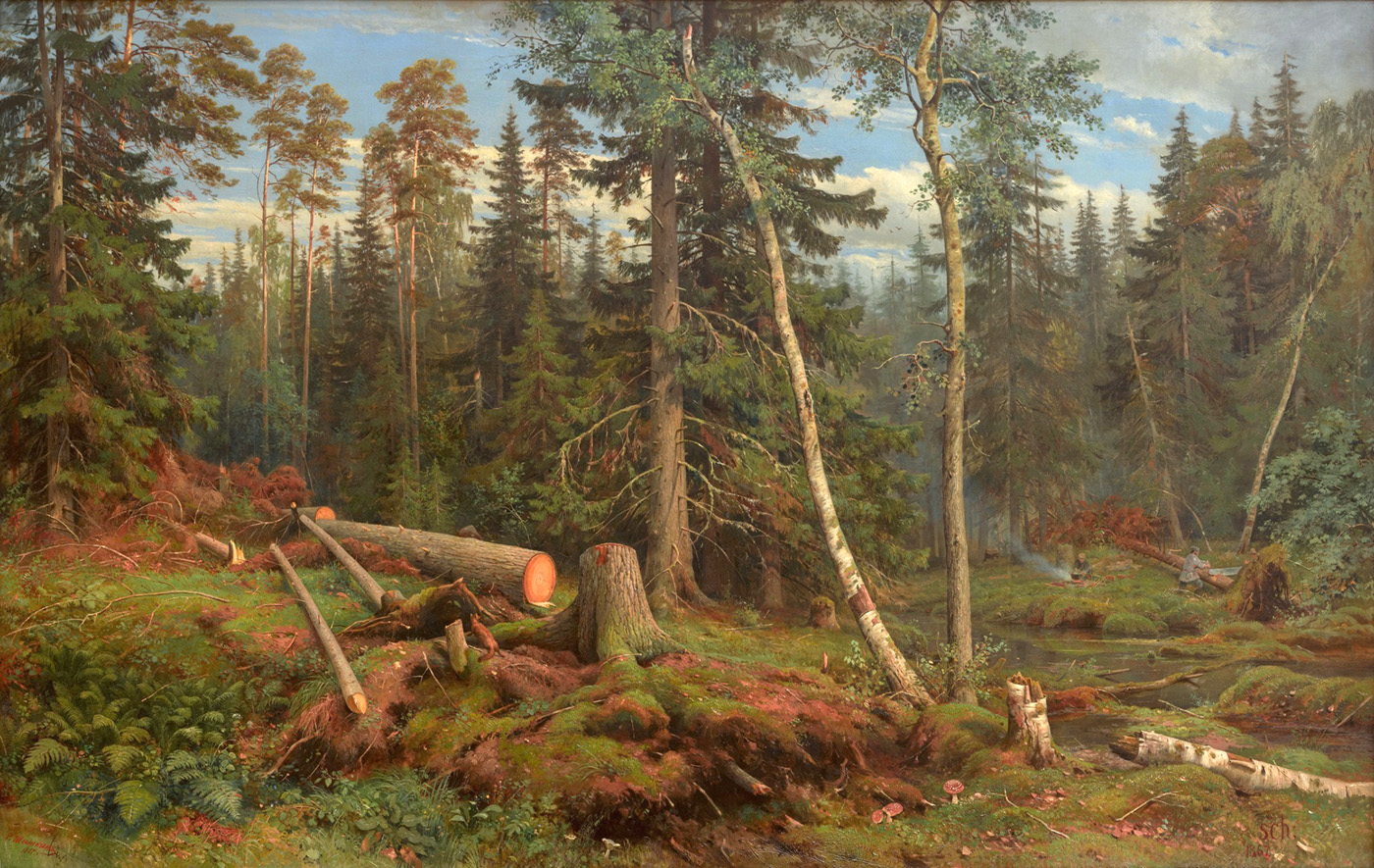lumbering